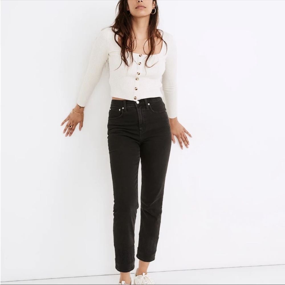 Madewell High Rise Classic Straight Leg Jeans